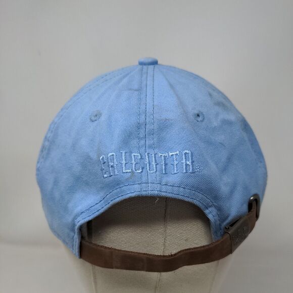 Calcutta Slideback Hat Blue OSFM Adjustable Patch Logo Vented Holes 6 Panel - Picture 5 of 8
